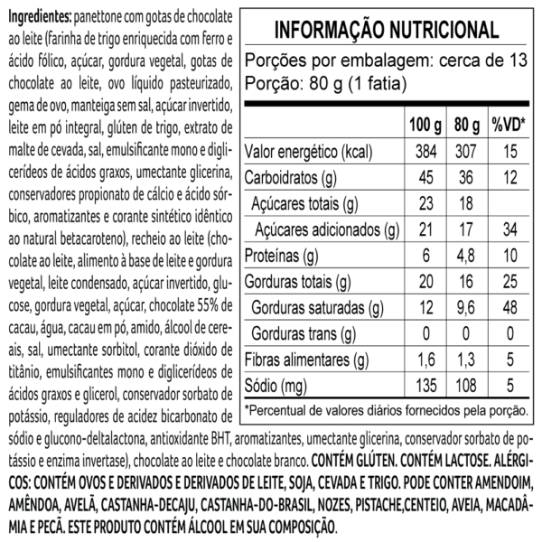 Panetone laCreme Supreme ao Leite 1Kg - Image 2