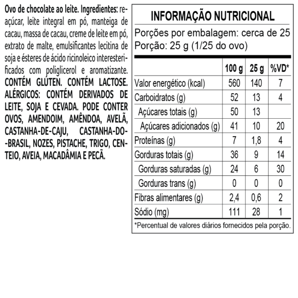 Ovo de Páscoa Clássicos ao Leite com Bombons 700g - Image 2