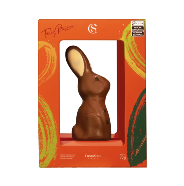 Coelho Artesanal Cacau Magia ao Leite 70g